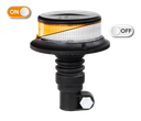 Gyrophare | LED | montage flexible sur tube | 12-24V | lentille transparente | orange