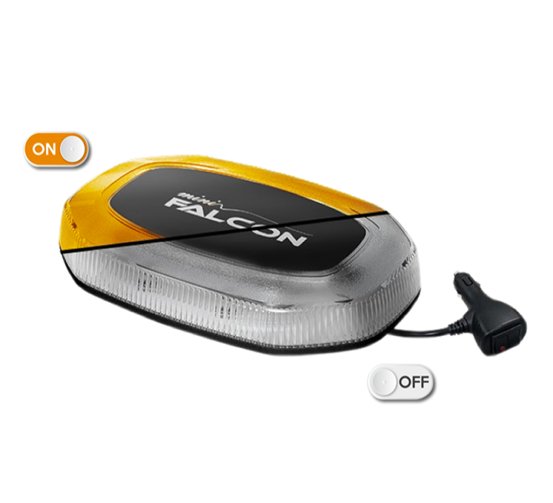 Rampe lum. mini à LED LEGION | magnétique | 25 cm | orange | 12-24V