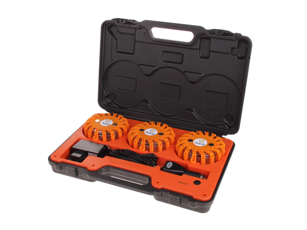Roadflare3 koffer | oranje | magnetisch | op batterij