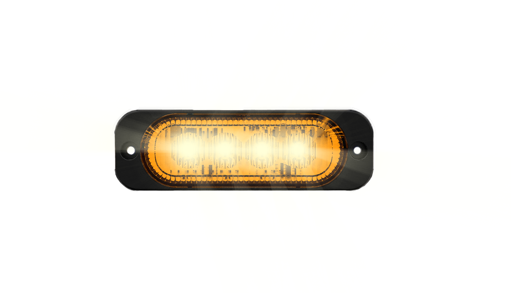 Feu flash | LED | 4 LEDs | 12-24V | orange