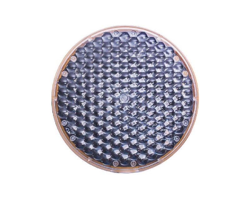 Road safety lamp | round | 300 mm | 12-24V | pre programmed