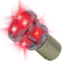 Bombilla LED | BA15S | 10-30V | roja