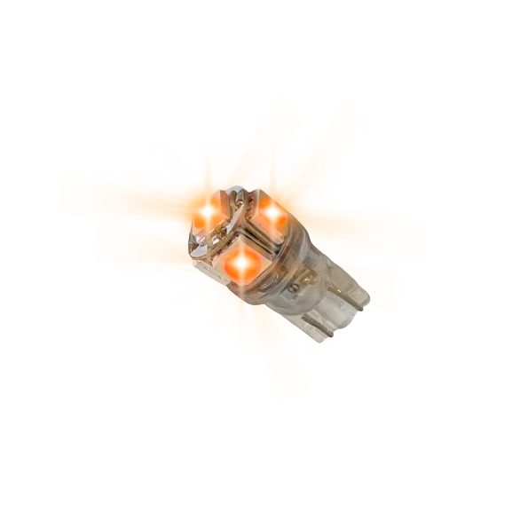 Bombilla LED | T10 | 10-30V | ámbar