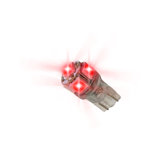 Bombilla LED | T10 | 10-30V | roja