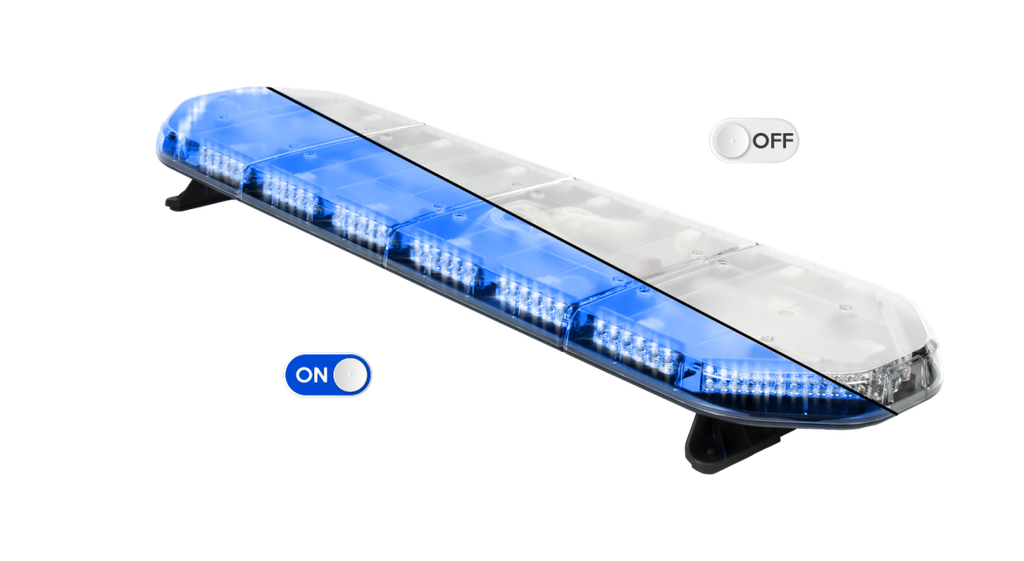 LEGION LED lichtbalk | 125 cm | blauw | 24V + besturing