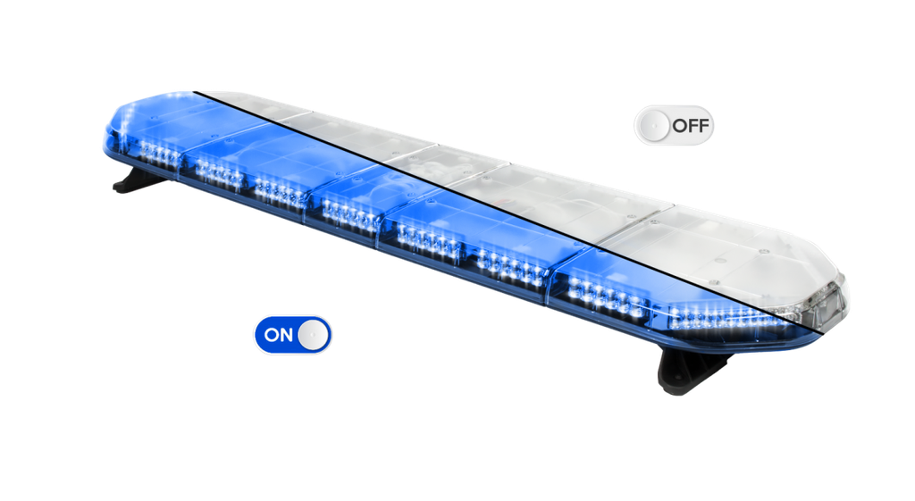 LEGION Barra di segnalazione a LED  | 139 cm | blu | 12V + centralina di controllo