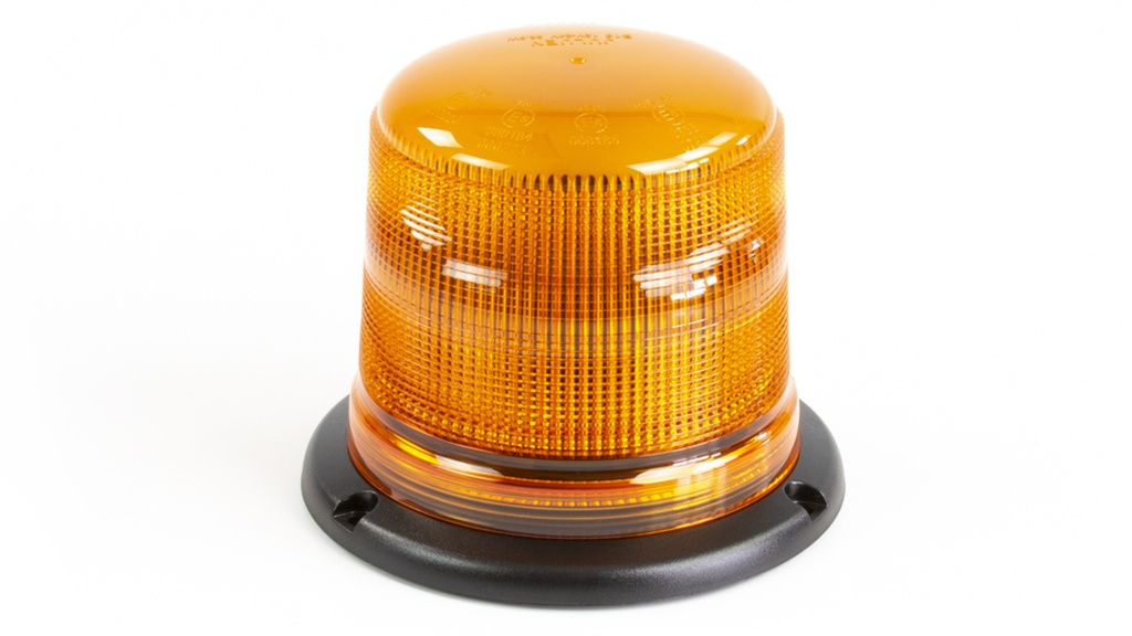 Gyrophare | 15 LEDs | fixation 3 boulons | 12-24V | orange