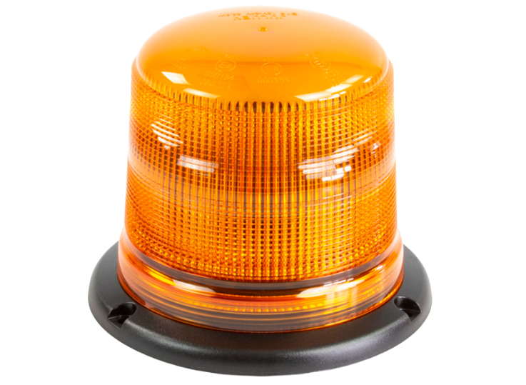 Gyrophare | 15 LEDs | fixation 3 boulons | 12-24V | orange