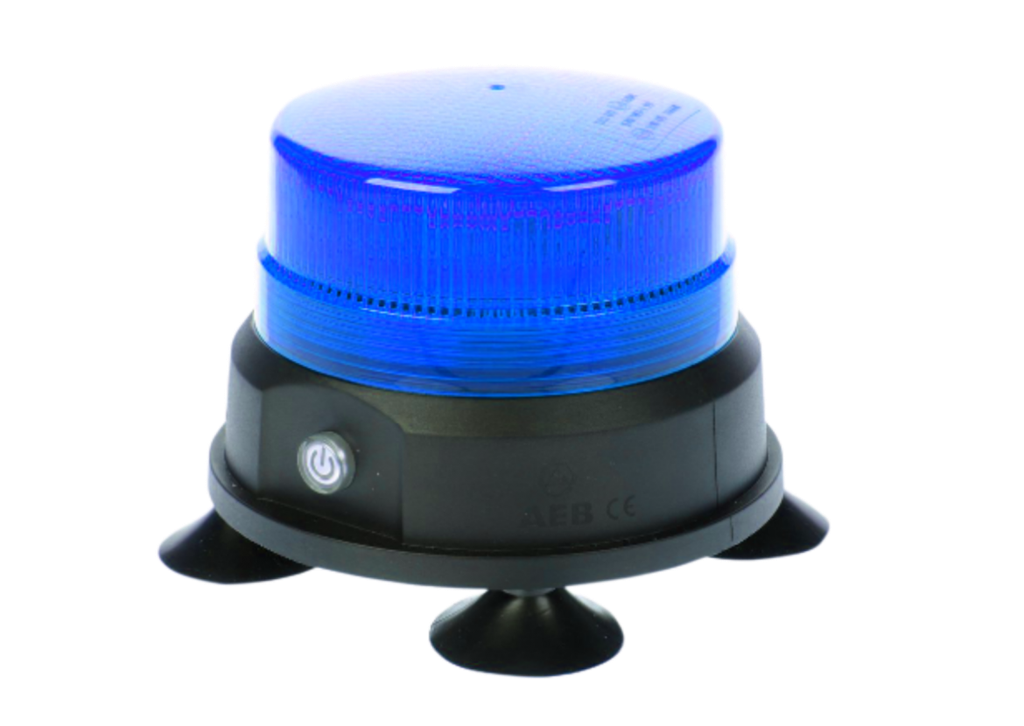 Gyrophare | LED | bleu | set | magnétique | rechargeable