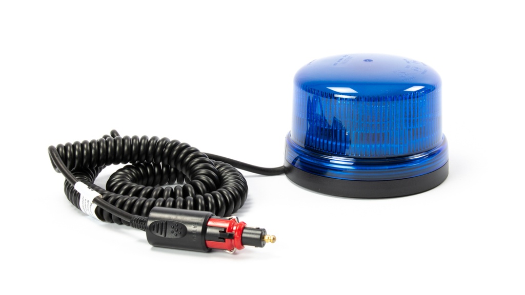 Lampeggiatore LED | magnetico | 12-24V | blu | R65 Class 2