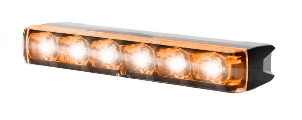 Flitser | LED | 6 LEDs | 12-24V | oranje