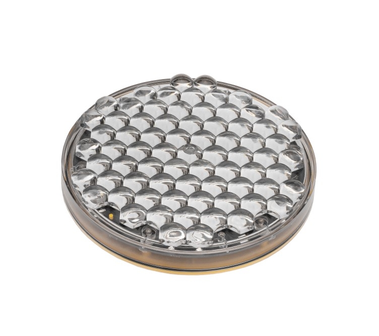 Intermitente LED | ámbar | 200 mm | 12/24V | EN12352 L8H, 2200cd