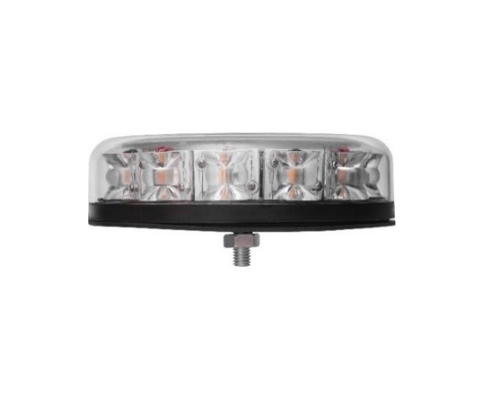 Baliza LED | montaje con 1 tornillo | 12/24 V | ámbar | transparant lens | ICAO