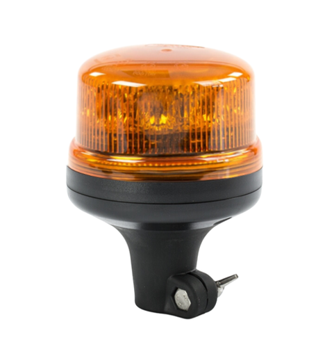 Kennleuchte | LED | flexible Rohrbefestigung | 12-24V | gelb | Schwenkfunktionµ