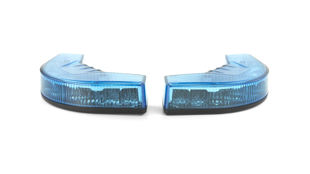 Boomerang | 2x9 LEDs | 12/24V | blue