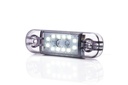 Feu d'encombrement LED | 12 LEDs | 12-24V | blanc | Dark