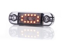 LED marker light | 12 LEDs | 12-24V | red | dark/smoked