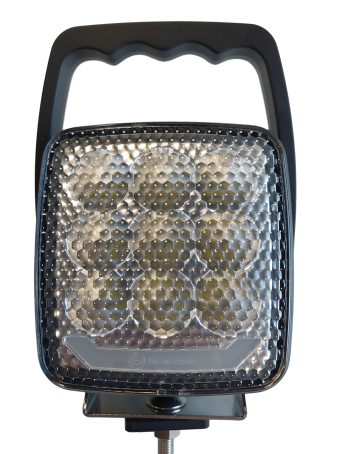 LED Werklamp met handvat | positielicht | 10-30V | vierkant