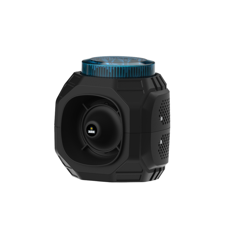 Sirene | 30 watt | draagbaar | geïntegreerde LED flitser