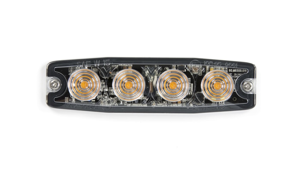 LED-Blitzer | 4 LEDs | 12-24V | rot