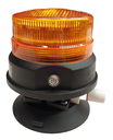 (TRAVELMATE-AMBER-GLAS) Flitslicht | LED | oranje | vacuümpomp | op batterij