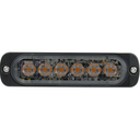 LED-Blitzer | 6 LEDs | 12-24V | blau | smoked