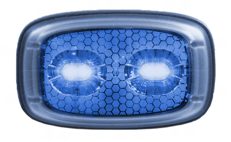 Flitser Reactor | LED | 4 LEDs | 12-24V | blauw