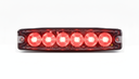 Intermitente LED | 6 LED | 12-24V | rojo