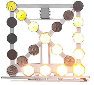 Roof signalisation panel | Ø 20cm | fold-up | 12V | amber