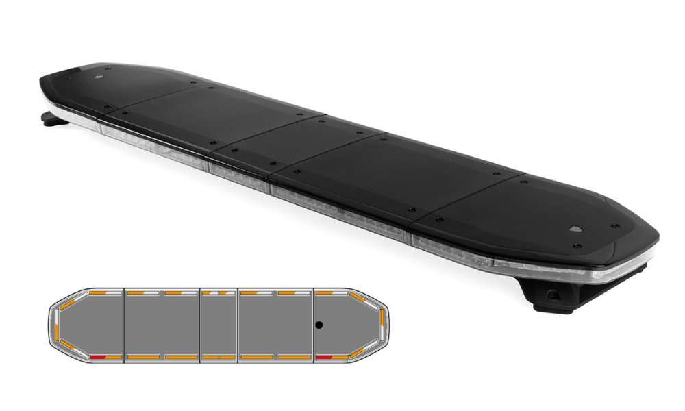 Raiden LED lichtbalk | 137 cm | full option | oranje 