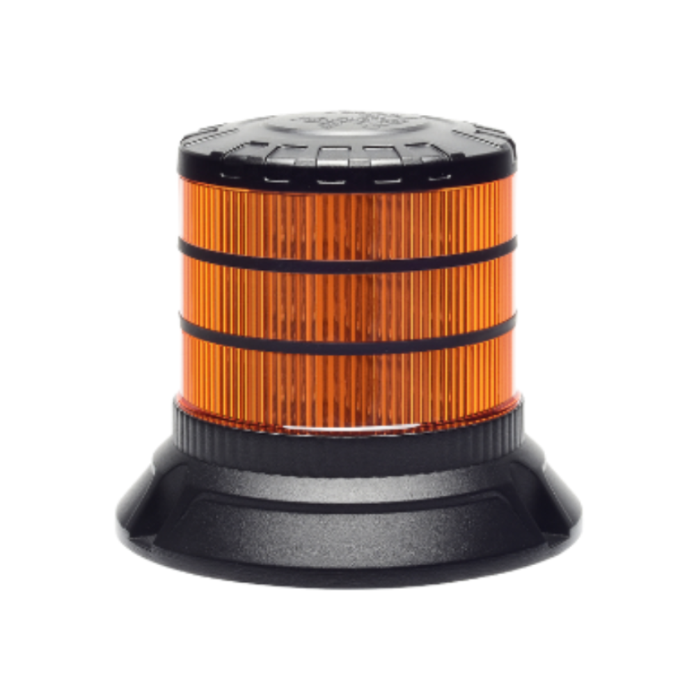Lampeggiante rotante Brightics | LED | montaggio a 3 bulloni | 12-24V | ambar
