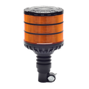 Lampeggiante rotante Brightics | LED | montaggio con tubo flessibile | 12-24v | ambar