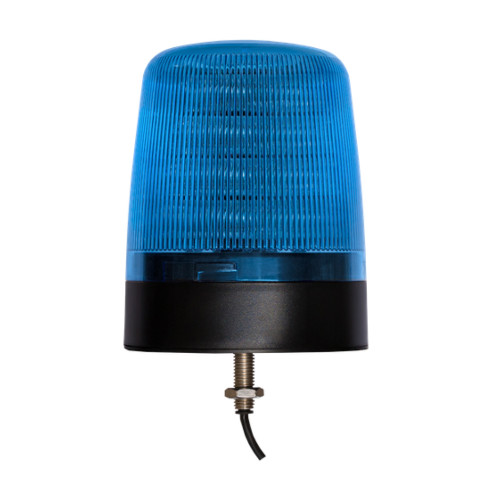 Gyrophare | LED | fixation 1 boulon | 12-24V | bleu | R65 class 2