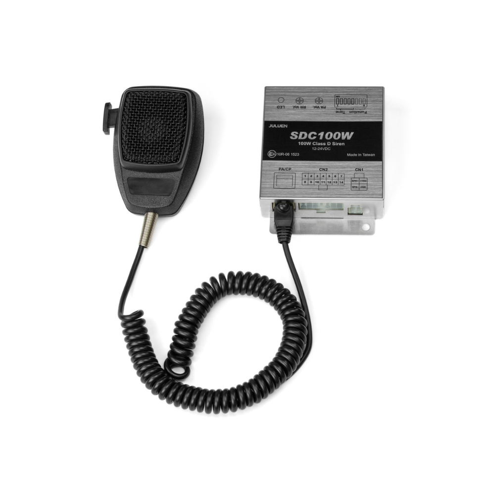 Siren/amplifier | 100 / 90 dB | for zone Brussels | with PA