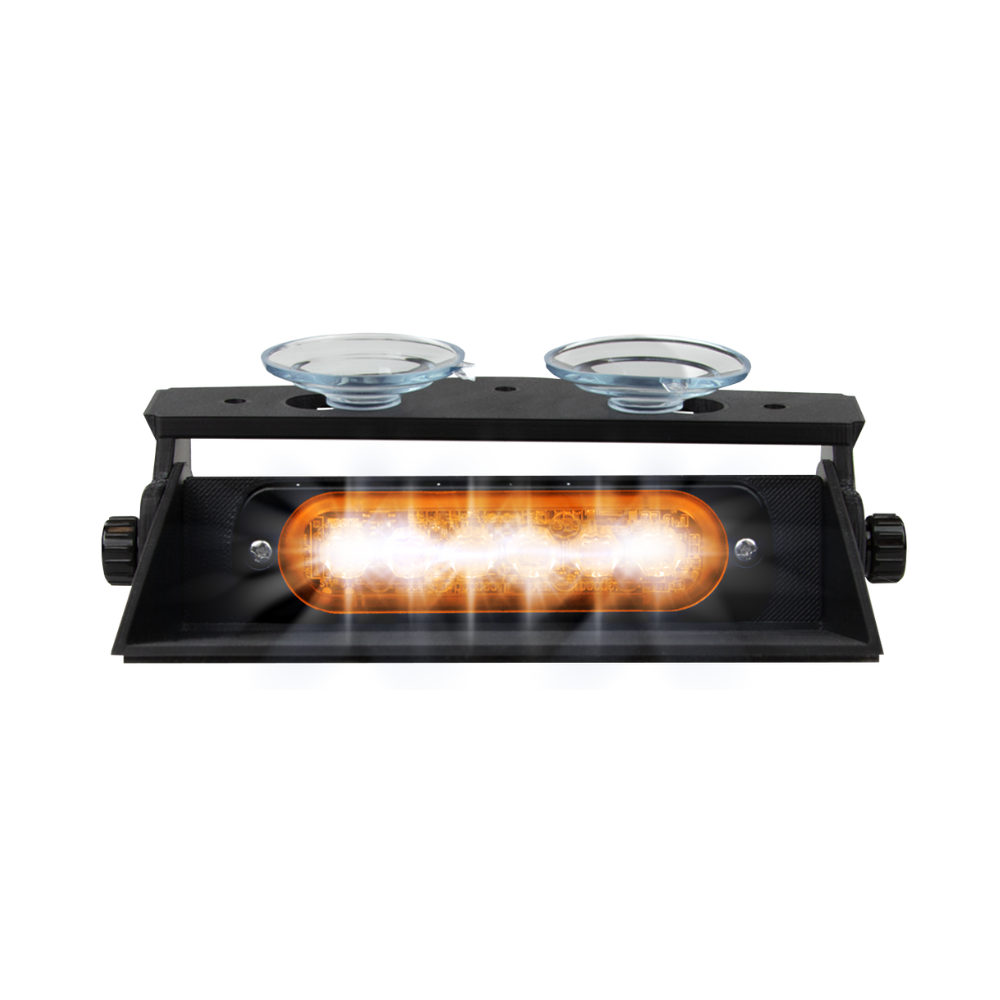 Lampeggiatore da cruscotto | LED | 6 LED | 12-24V | ambra