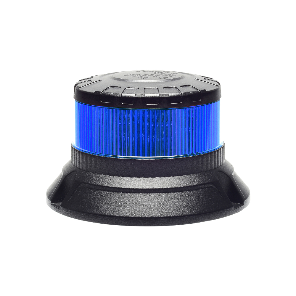 Baliza giratoria Brightics | LED | montaje con 3 tornillos | 12-24V | azul