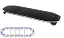 Barra de luces LED Raiden | 106 cm | opción completa | con. de techo | azul/blanco