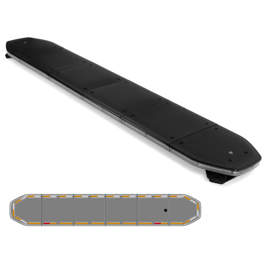 Raiden LED lightbar | 183 cm | full option | roof connector | amber 