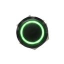 Push button | 12mm | latching | green