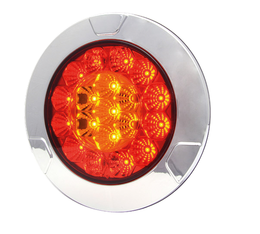 [1100-1] LED achterlicht | rond | 12-24V