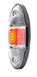[211/LED-3] Feu d'encombrement LED | gauche+droite | 12-24V | rouge/orange/blanc