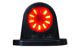 [235-DV] LED marker light | left+right | 12-24V | red/white