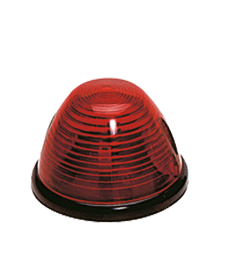 [3120.0000200] Paddenstoel licht | halogeen | rood
