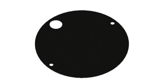 [475LEDMAGBA/3] Piastra di montaggio in metallo per LEDMAG-BA 475
