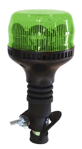 [505F-DV-GR/F] Rundumleuchte | LED | 12-24V | flexible Rohrbefestigung | grün 