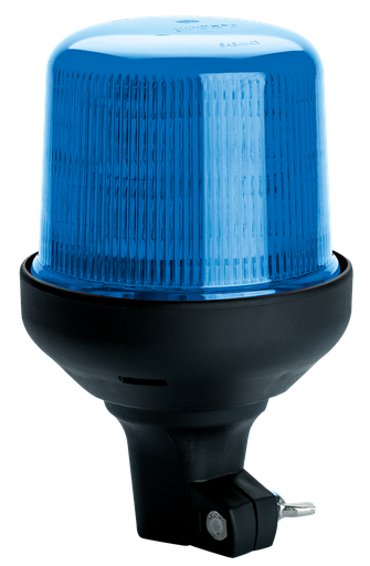 [515F-DV-BL] Gyrophare | LED | montage flexible sur tube | 12-24V | bleu