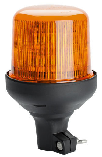 [515F-DV-OR] Lampeggiatore LED | montaggio con tubo flessibile | 12-24v | ambar
