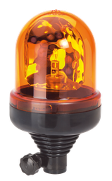 [535B12O] Rotating beacon | flex. tube mounting | 12V | amber