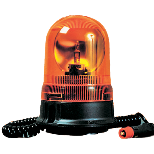 [540M12O] Rotating beacon | magnetic | 12V | amber