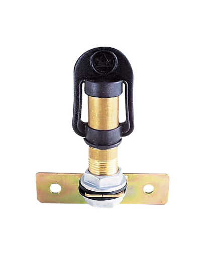 [572] Receptacle tube | angled bracket | single pole